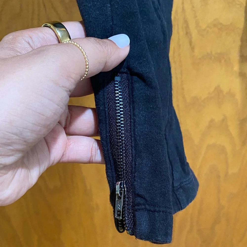 Pam and Gela Black Drawstring Sweatpants - Picture 3 of 6